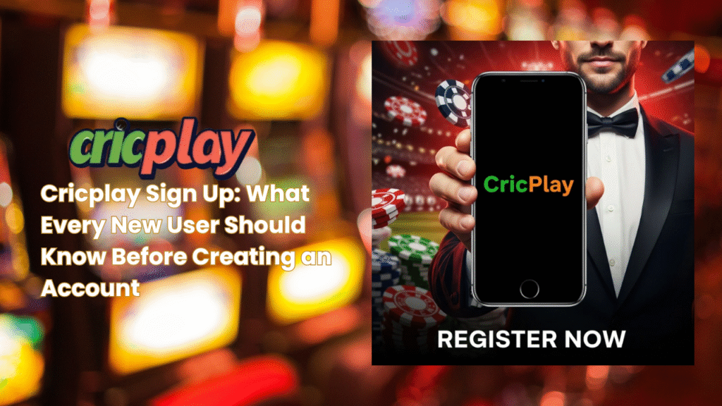 Cricplay Sign up